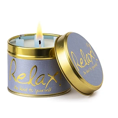 Image of Lily Flame Relax Scented Candle Tin