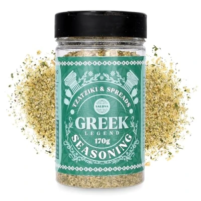 Image of Greek Legend Tzatziki &amp; Spreads Seasoning Premium Spice Mix Perfect for Tzatziki, Spreads, and Sauces Large Jar (170g)
