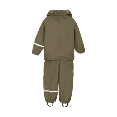 Image of Celavi Basic Rainwear Set Recycle PU, sea Turtle, 80