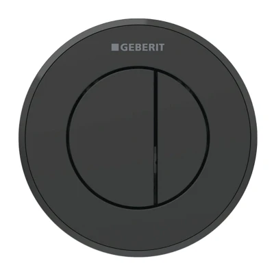 Image of Geberit Type 10 Pneumatic Dual Flush Button Black (116.055.16.1)