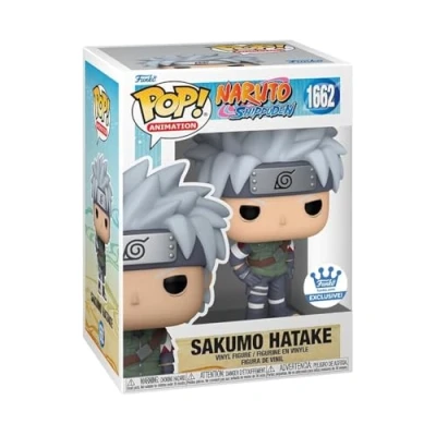 Image of Funko Pop! Naruto: Shippuden Sakumo Hatake Vinyl Figure, 4.75 inches, Exclusive, Green/Grey/White