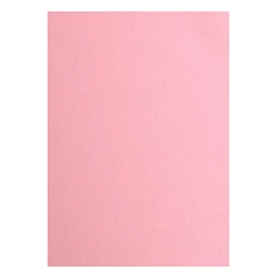 Image of Florence Cardstock Textured Coloured Card Making Supplies A4 Pink 10 Sheets Paper for Scrapbooking, Making, Die Cutting and Crafts 216 GSM Rose
