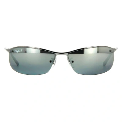 Image of Ray Ban TOP BAR Sunglasses, Men&#039;s, Size: 63, Grey