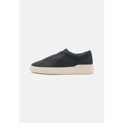 Image of Clarks Men&#039;s Craft Swift Sneaker, Navy Leather, 7 UK