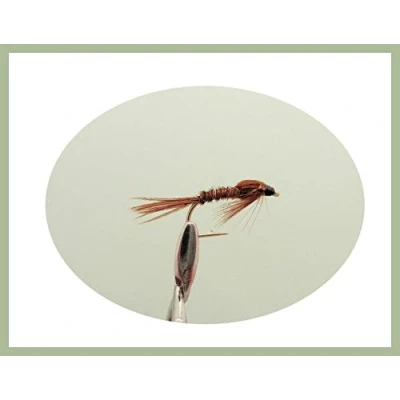 Image of 6 Pack of Pheasant Tail Nymph Trout or Grayling Fishing Flies, Choice Sizes (16/18)
