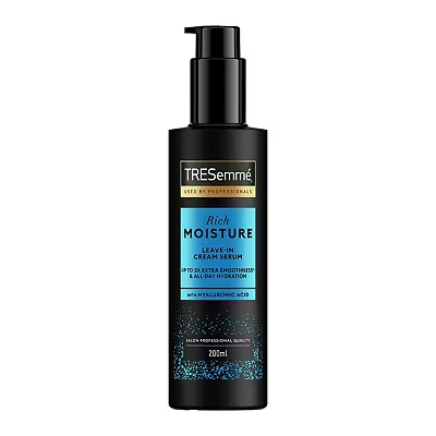 Image of TRESemme Rich Moisture Leave In Cream hair Serum treatment with Hyaluronic Acid for up to 3x extra smoothness* &amp; all day hydration 200 ml