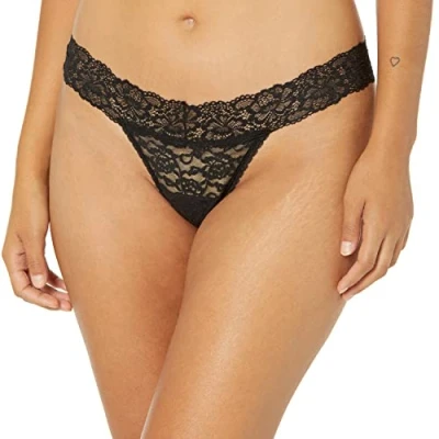 Image of Maidenform SEXY MUST Haves Thong Thong, Women&#039;s, Size: Small, Black