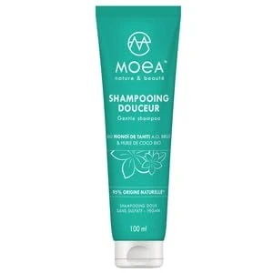 Image of MOEA GENTLE SHAMPOO MONOI &amp; COCONUT OIL sulfate free vegan all hair types 100 ml