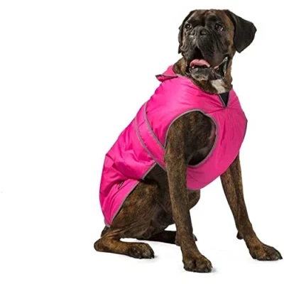 Image of Ancol Muddy Paws All Weather Stormguard Coat . Pink. Size Small ( Length 30 cm, up to 52cm girth)