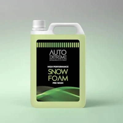 Image of Auto Extreme snow foam car shampoo pre wash foaming removes dirt and grime treatment 3L bottle.
