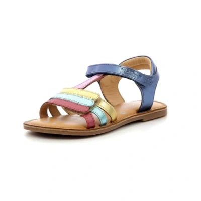 Image of KICKERS Diamanto Sandal, Marine Metal Multico, 5 UK