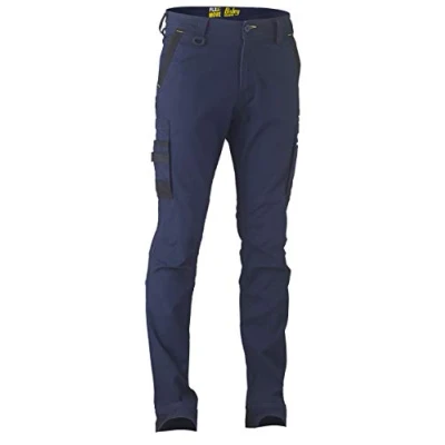 Image of Bisley Workwear UKBPC6331_BPCT Flex &amp; Move Cargo Trousers Stretch Utility Navy, 34R