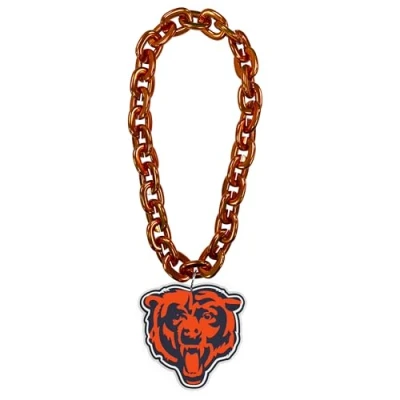 Image of Aminco Chicago Bears NFL Bear Head Fan Chain