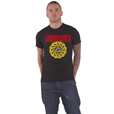 Image of Soundgarden T Shirt Badmotorfinger V3 Band Logo Official Mens Black M