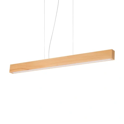 Image of CRAFT Integrated LED Pendant Ceiling Light Wood, 3000K, Non Dim