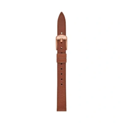 Image of Fossil Women&#039;s 12 mm LiteHide Leather Brown Watch Strap S121028, brown, mm, Casual
