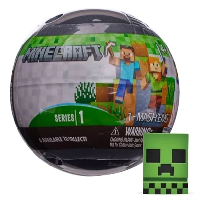 Image of Mash&#039;ems Minecraft, Collectable Squishy Characters, Minecraft Toys, , Boys Collectibles