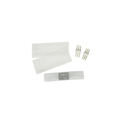 Image of lyyt STRAIGHT 3 PIN LED ROPE LIGHT COUPLER WITH HEAT SHRINK SLEEVING &amp; CONNECTORS