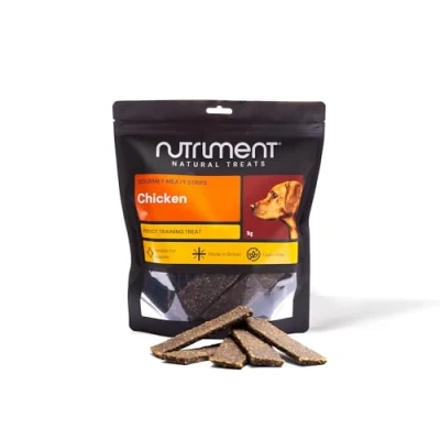 Image of Natural Treats Gourmet Chicken Meaty Strips (1kg) British Made Grain Free Air Dried Dog Chew
