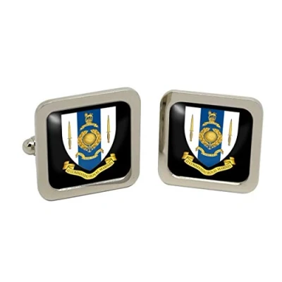 Image of 42 Commando Royal Marines Square Cufflinks in Box