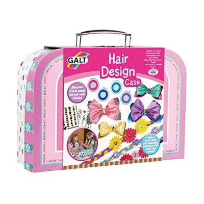 Image of Galt Toys, Hair Design Case, Kids&#039; Craft Kits, Ages 6 Years Plus