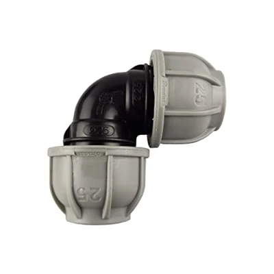Image of mdpe Compression Water Pipe Fittings, Elbow (50mm 50mm)