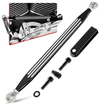 Image of Amazicha Black Shift Linkage Compatible for Harley Davidson Softail Touring Road King Electra Glide 1980 2024