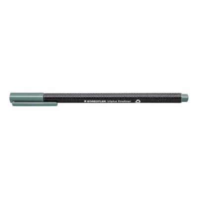 Image of STAEDTLER Triplus 334 83 Fineliner Pen Ergonomic Triangular Shape High Quality Superfine Tip Line Width 0.3 mm Set of 10 Warm Grey