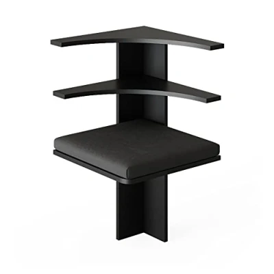 Image of Vicco Dining room corner bench Roman, Black, 43.5 x cm
