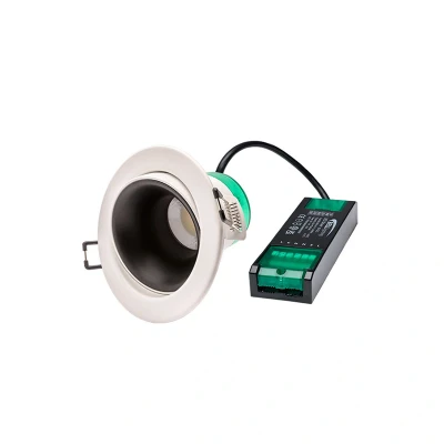 Image of Anti Glare CCT Centre Tilt LED Downlight 7W White Bell Lighting Firestay
