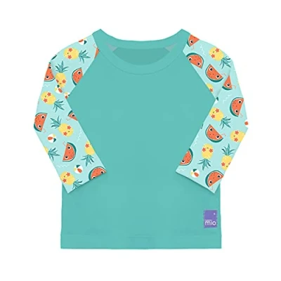 Image of Bambino Mio, Protective Swim Rash Top, Baby and Toddler Long Sleeved Sun Protection UPF40+, Medium