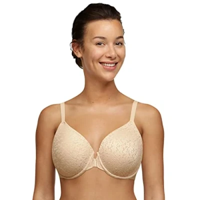 Image of Chantelle Women&#039;s Norah Full Coverage Front Closure Bra, Rose, 38D
