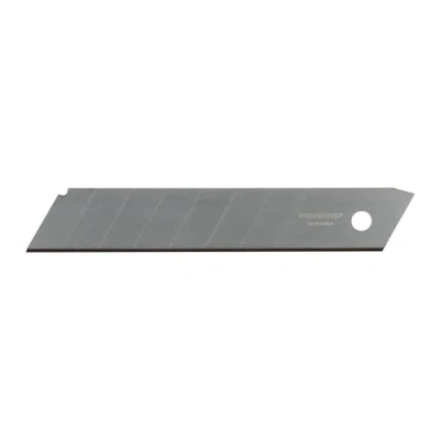 Image of Fiskars CarbonMax snap off Blades, For knife, 18mm, Stainless Steel, 5 Pack, 1027232 Grey