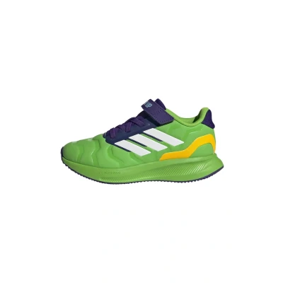 Image of adidas Sportswear IRON HULK Runfalcon Baby shoes for kids, Size: 10/10.5K, Semi solar/green/cloud white /collegiate/purple