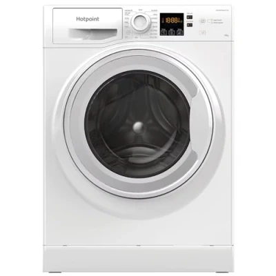Image of Hotpoint NSWM 1046 W UK 10kg 1400rpm Anti Stain Washing Machine White