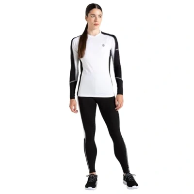 Image of Dare 2b Women&#039;s Quick Drying Exchange Iii Base Layer Set Black White, Size: 8