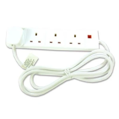 Image of Target 4 Gang 2m Extension Lead with Neon