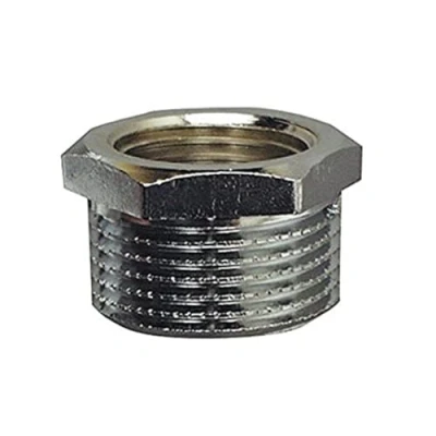 Image of CORNAT TEC386300 Reducing Sleeve Brass chr.1/2x3/8, Chrome, 1/2 Zoll Aussengewinde x 3/8 Innengewinde