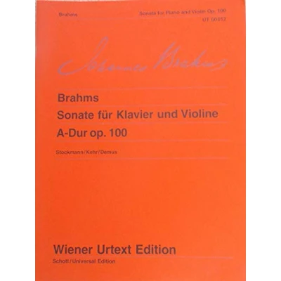 Image of Sonata for violin and Piano in A Major, op. 100: Edited from the original edition. 100. piano.