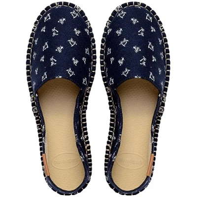 Image of Havaianas Origine Iv Print Navy Blue 046