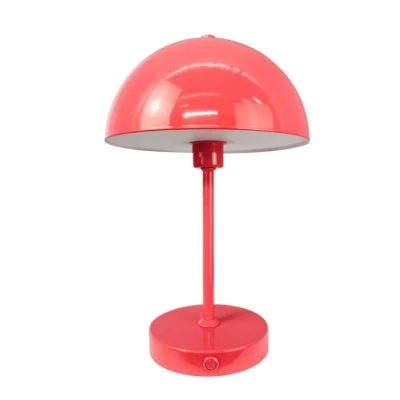 Image of Dyberg Larsen Stockholm rechargeable table lamp, melon red