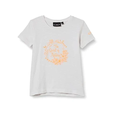 Image of CMP Girls&#039; T Shirt Jersey 100% Cotone, Bianco, 110