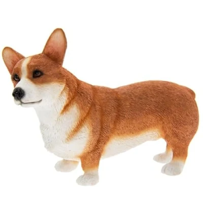 Image of Dog Ornaments Figure Gifts Statues (Corgi Statue)