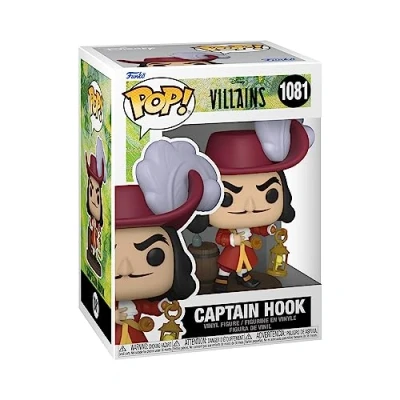 Image of Funko POP! Disney: Villains Captain Hook Disney Collectable Vinyl Figure Gift Idea Official Merchandise Toys for Kids &amp; Adults Movies Fans Model Collectors