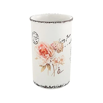 Image of Gedy Bianca, G Brisbane Bathroom Toothbrush Holder, Dimensions and Weight: 11.8 x 7.2 cm &amp; 0.3 kg, Ceramic Toothpaste Finish, R&amp;D Design, 2 Years Warranty, Unique