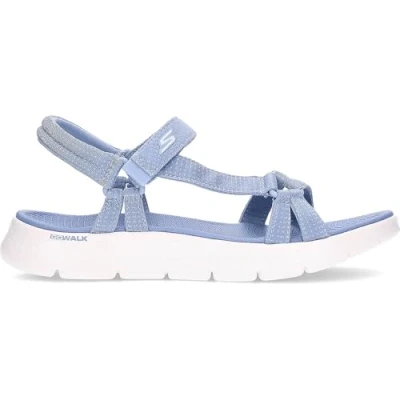 Image of Skechers Women&#039;s GO Walk Flex Sandal Sublime Slide, Blue, 6 UK