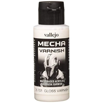 Image of Vallejo VJ26701 60 ml&quot;AV Mecha Color&quot; Acrylic Airbrush Colour Gloss Varnish