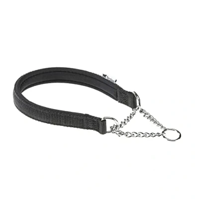 Image of FERPLAST DAYTONA CSS half choke dog collar nylon soft padding colors