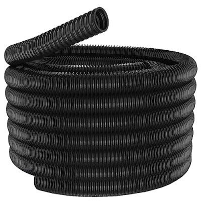 Image of SPARES2GO Universal Hose Pipe for Charnwood Flexible Wood Dust &amp; Chip Extractor Fox Sip (51mm, 10M)