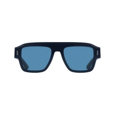 Image of Calvin Klein Man CK25509S 400 Sunglasses Acetate Blue Squared Normal